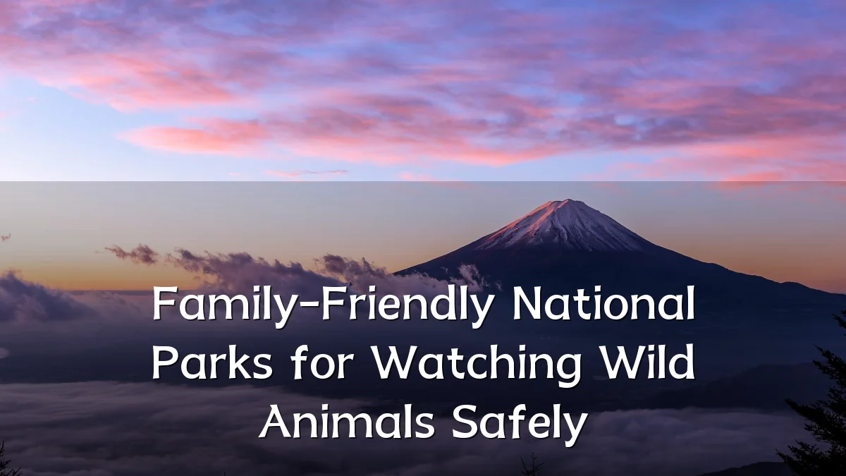 Family-Friendly National Parks for Watching Wild Animals Safely