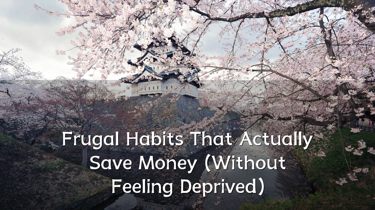Frugal Habits That Actually Save Money (Without Feeling Deprived)