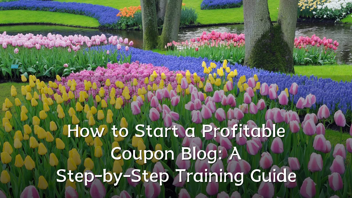 How to Start a Profitable Coupon Blog: A Step-by-Step Training Guide