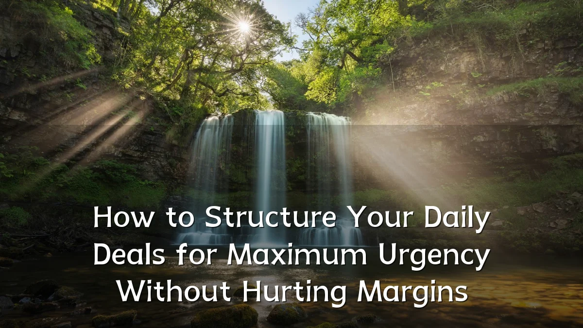 How to Structure Your Daily Deals for Maximum Urgency Without Hurting Margins