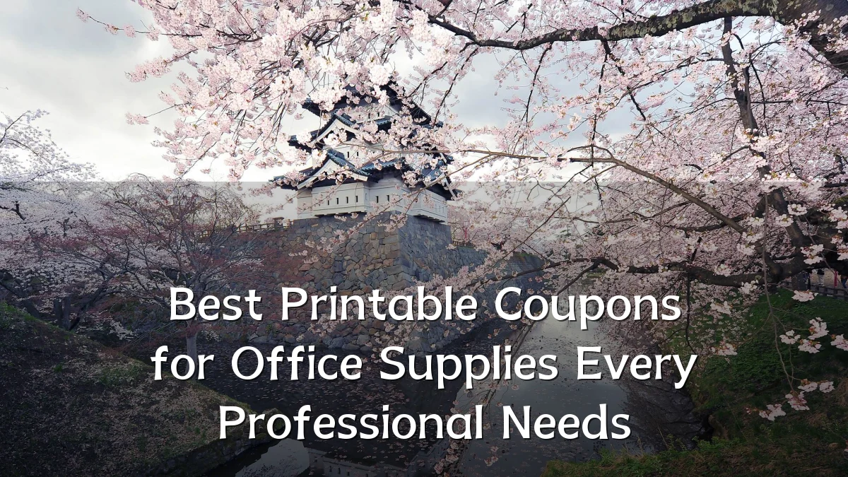 Best Printable Coupons for Office Supplies Every Professional Needs
