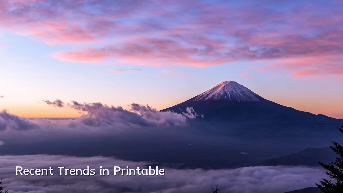 Recent Trends in Printable