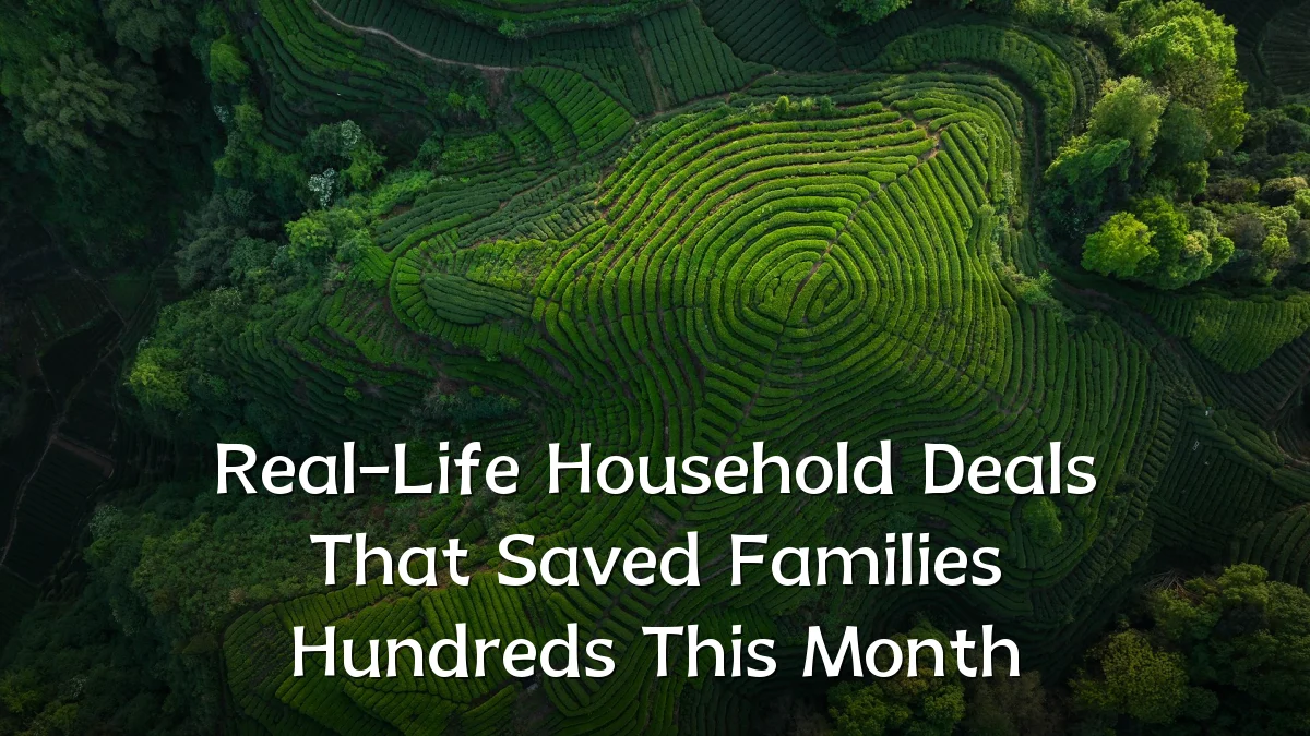 Real-Life Household Deals That Saved Families Hundreds This Month